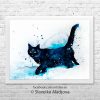 Картина черна котка Картина черна котка