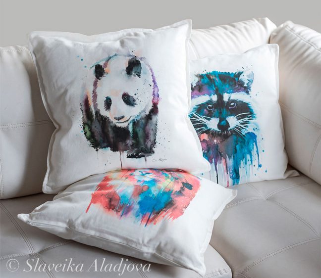 декоративна възглавница панда 3