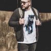 Тениска с черна пантера, акварел от художника Славейка Аладжова
