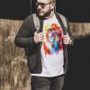 Тениска с лъв Тениска с лъв, акварел от художника Славейка Аладжова