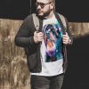 Тениска с ротвайлер, акварел от художника Славейка Аладжова