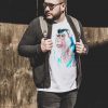Тениска с макак, акварел от художника Славейка Аладжова