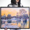 Картина пейзаж Изумрудена река