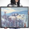 Картина пейзаж Привечер