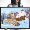 Картина пейзаж купа в снега