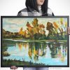 Картина пейзаж Огледало край Струма Картина пейзаж Огледало край Струма