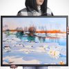 Картина пейзаж Струма през зимата