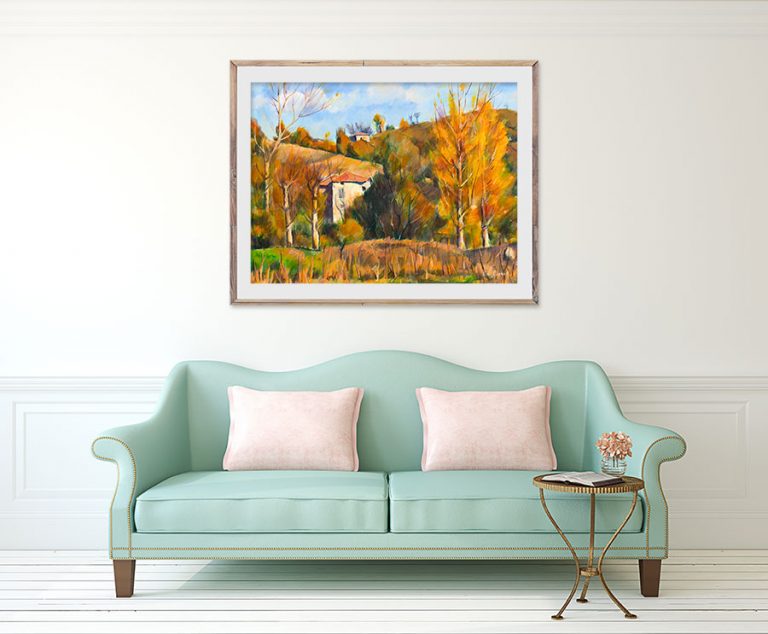 Картина пейзаж Есенна палитра Картина пейзаж Есенна палитра