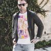 Тениска с прасе, акварел от художника Славейка Аладжова