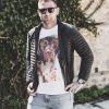 Тениска с немски късокосмест пойнтер, акварел от художника Славейка Аладжова