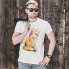Тениска с фенек, акварел от художника Славейка Аладжова