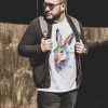 Тениска със заек, акварел от художника Славейка Аладжова