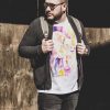 Тениска с прасе, акварел от художника Славейка Аладжова