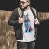 Тениска с британска котка, акварел от художника Славейка Аладжова
