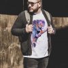Тениска с поркупин, акварел от художника Славейка Аладжова