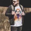 Тениска с тюлен, акварел от художника Славейка Аладжова