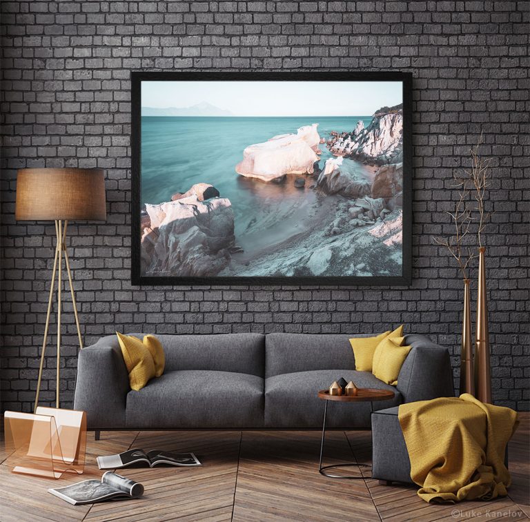 Крайбрежни скали, морска фотография