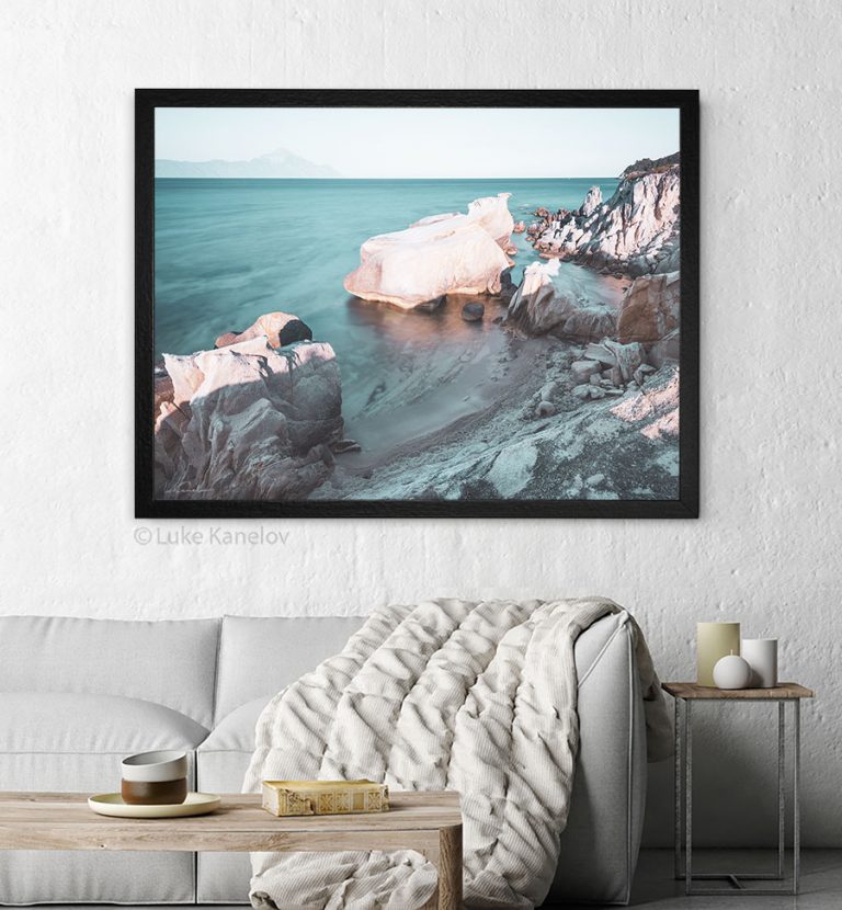 Крайбрежни скали, морска фотография