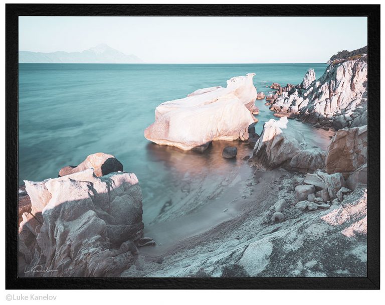 Крайбрежни скали, морска фотография
