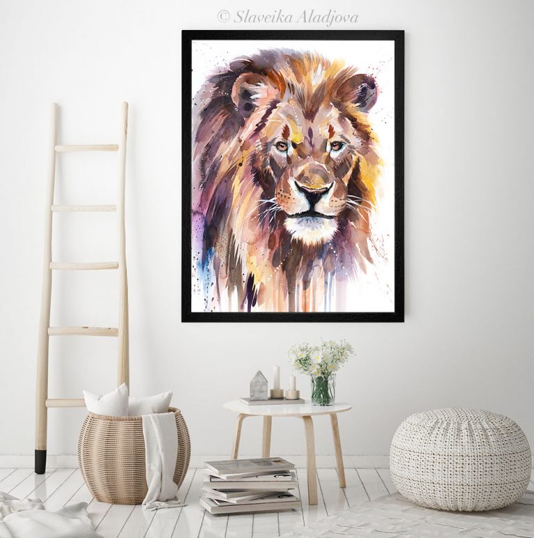 15print-art-idea Африкански лъв