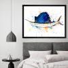 16Print-16-art-idea Атлантически ветроход, Марлини, акварелна картина, художник Славейка Аладжова