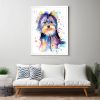 йоркширски териер акварелна картина художник славейка аладжова