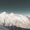 Пейзажна фотография - Вихрен и Кутело покрити със сняг Пейзажна фотография - Вихрен и Кутело покрити със сняг