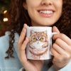 Чаша Екзотична късокосместа котка - художник Славейка Аладжова