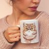 Чаша Екзотична късокосместа котка - художник Славейка Аладжова