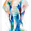 African Elephant watercolor 8 Африкански слон
