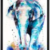 Asian Elephant watercolor 6 слон