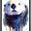 Sea Otter watercolor 6 Морска видра