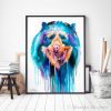 Spectacled Bear watercolor 3 Очилата мечка
