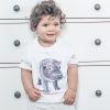 Детска тениска със хипопотамче Детска тениска с хипопотамче, акварел от художника Славейка Аладжова