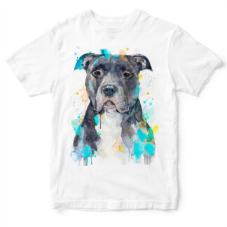 Тениска с куче Питбул