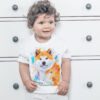 T-shirts-art-9 Тениска с акита ину, акварел от художника Славейка Аладжова