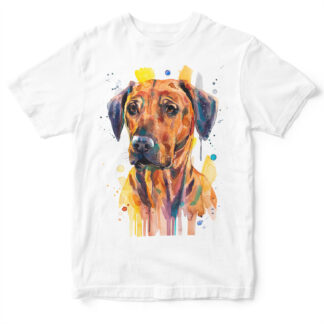 Тениска с куче Родезийски