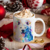 Чаша с Бяло швейцарско овчарско куче, Куче- художник Славейка Аладжова Чаша с Бяло швейцарско овчарско куче, Куче- художник Славейка Аладжова