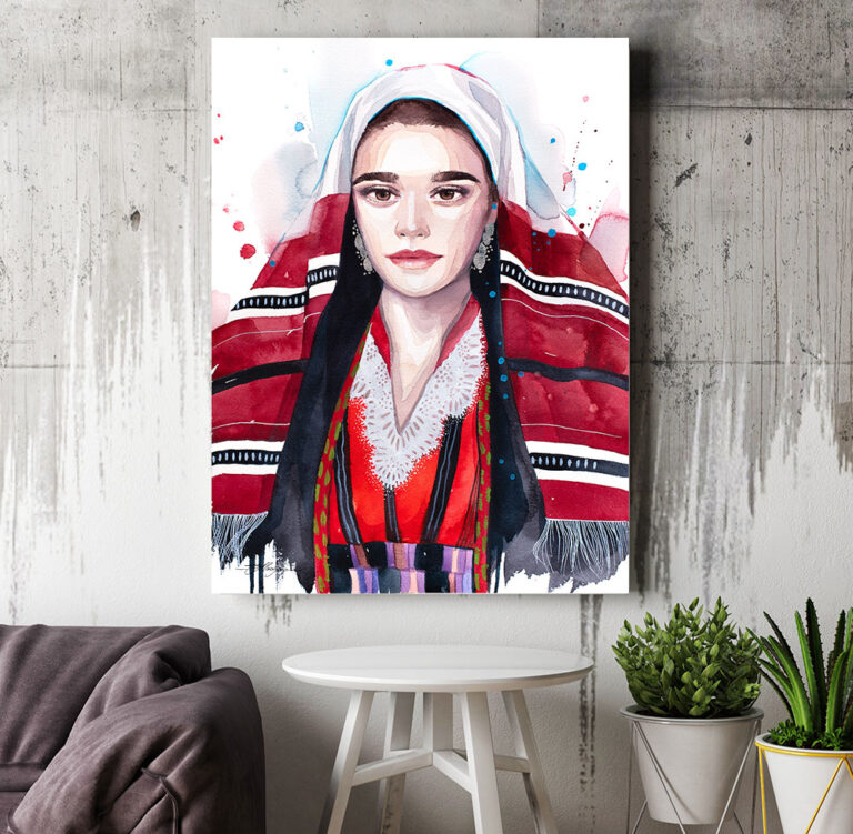 Картина "Празнична носия от Хасковско" лимитирано издание "Limited Edition" Картина "Празнична носия от Хасковско" лимитирано издание "Limited Edition"