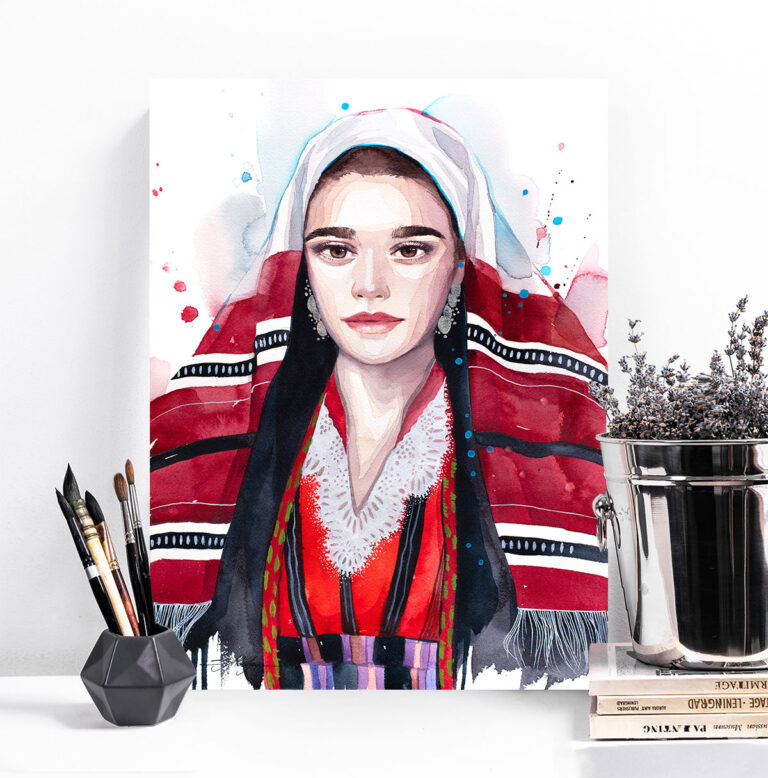 Картина "Празнична носия от Хасковско" лимитирано издание "Limited Edition" Картина "Празнична носия от Хасковско" лимитирано издание "Limited Edition"