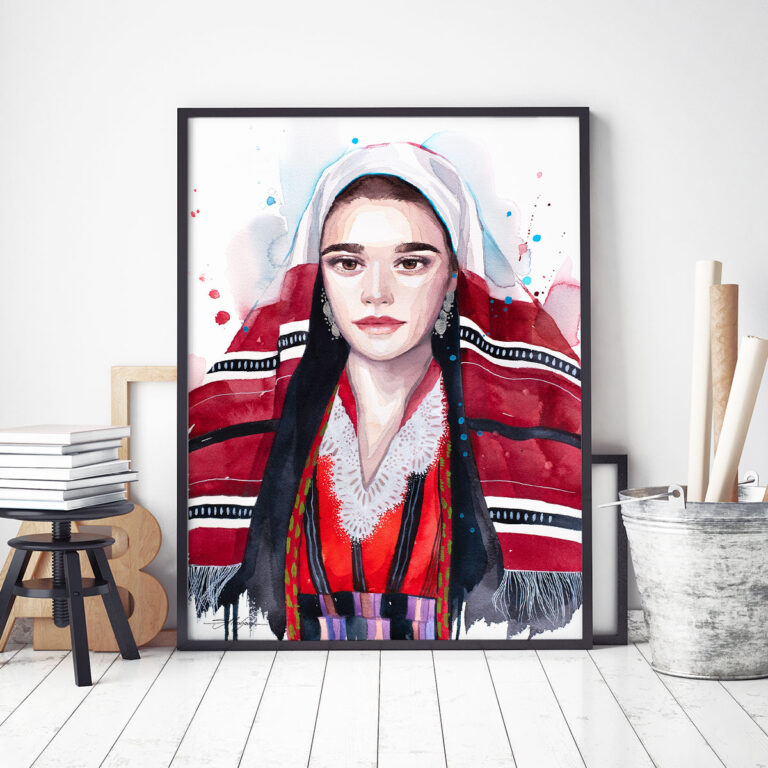 Картина "Празнична носия от Хасковско" лимитирано издание "Limited Edition" Картина "Празнична носия от Хасковско" лимитирано издание "Limited Edition"