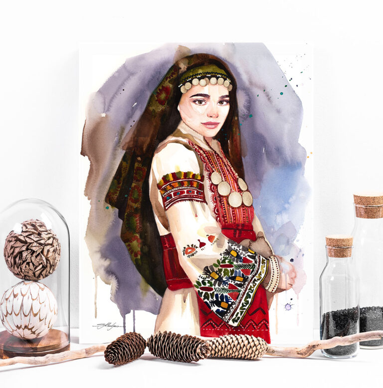 Празнична носия от с. Ковачевица, Гоцеделчевско