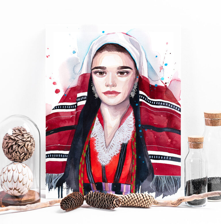 Картина "Празнична носия от Хасковско" лимитирано издание "Limited Edition" Картина "Празнична носия от Хасковско" лимитирано издание "Limited Edition"